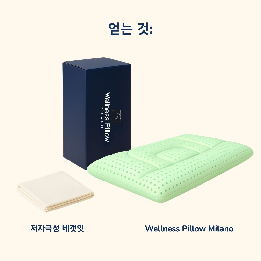 알로에 베라 경추 지지 베개